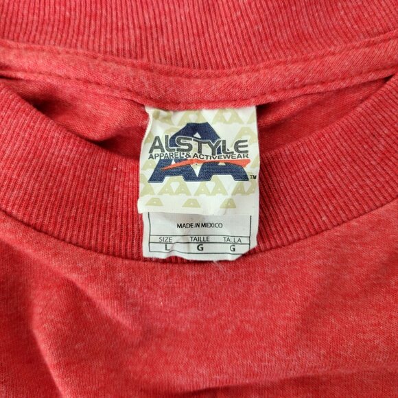 Estes Park Colorado Long Sleeve Red T-Shirt - Picture 3 of 4